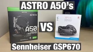 Sennheiser GSP 670 vs Astro A50's