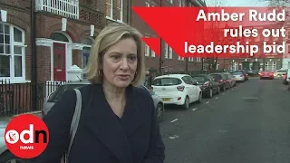 Amber Rudd rules out leadership bid