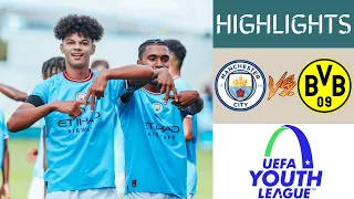 Manchester City vs Dortmund  under 19 UEFA Youth League highlights