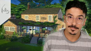 I Built a WELSH PUB Using GOOGLE EARTH | The Sims 4