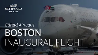 Boston Inaugural Flight | Etihad Airways