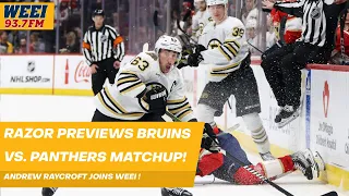 Andrew Raycroft previews the Bruins vs. Panthers series! #NHL #bruins #nhlbruins #floridapanthers