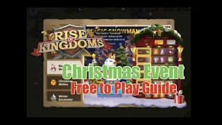 How to Complete the 7,000 gem Holiday Event Free to Play Guide | Rise of Kingdoms