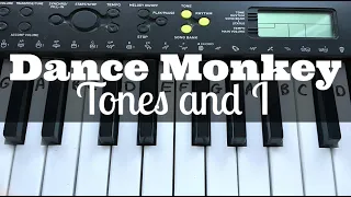 Dance Monkey - Tones and I | Easy Keyboard Tutorial With Notes