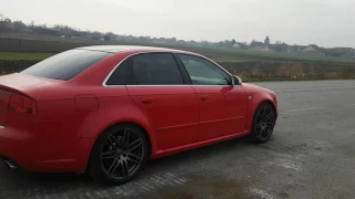 Audi RS4 b7 X pipe muffler modification PIRKE