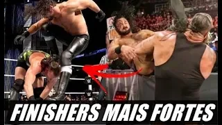 5 FINALIZADORES MAIS FORTES DA WWE ATUALMENTE