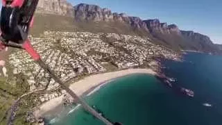 Paragliding from Lionshead in Cape Town South Africa