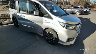 Honda Stepwgn 5 поколение рестайлинг гибрид eva коврики в салон и багажник evabel.ru 8800-222-48-45