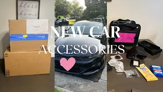 DECORATING MY NEW CAR | KIA K5 GT LINE FWD BLACK | AMAZON HAUL |@mkayladshaun