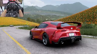 Tuned Toyota GR Supra - Forza Horizon 5 | Thrustmaster TX gameplay