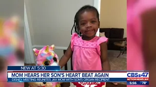 Jacksonville mom meets toddler who received her son's heart