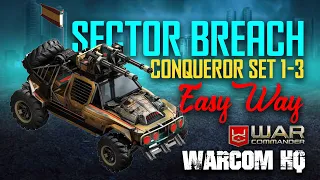 Sector Breach Showdown: Easy Tips and Tricks for Defeating Conqueror Bases 1-3 in War Commander