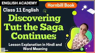Discovering Tut, The Saga Continues English Hornbill Chapter 3 | Discovering Tut Class 11 in English