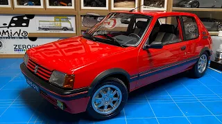 Building a 1 to 8th scale IXO Collections Peugeot 205 GTi Part 6: Final Assembly