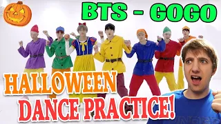 BTS REACTION!! - '고민보다 GO (GOGO)' Dance Practice (Halloween ver.) [BANGTAN BOMB]