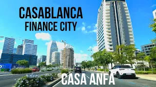 Casablanca الدار البيضاء جولة بالقطب المالي كازا أنفا