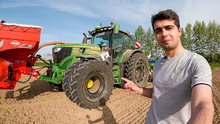 SEMINA MAIS 2023 CON IL NUOVO JOHN DEERE 6R 185 DEL TERZISTA 🌽 - #FarmVlog 35