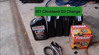 1973 Gran Torino Sport Oil Change - 351Cleveland - How To - DIY