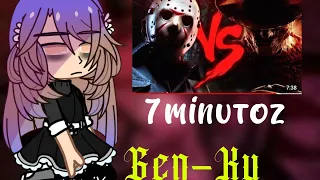 Exorcistas||Reagindo ao rap do Jason vs Freddy||7 Minutoz|| gc Gen-Kun||