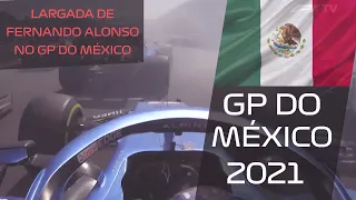 FORMULA 1 2021 GP MÉXICO   FERNANDO ALONSO START LARGADA