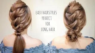 不用電棒！！好簡單好美的扭轉辮髮型 Easy Hairstyle Perfect For Long Hair