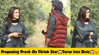 Proposing Prank On Tiktok Star Turns into Date | Adil Anwar | Prank in Pakistan