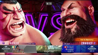 Street Fighter 6 - Honda - Diamond rank up, full set