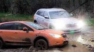 Простой маршрут оказался самым сложным. Skoda Kodiaq, Subaru XV, Nissan X-trail, Kia Sorrento и др.