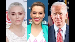 Alyssa Milano Smears Sanders & Defends Biden's Sexual Assault Allegations, Rose McGowan DESTROYS Her