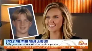 2016-02-01 Adam Lambert on Sunrise, Australia