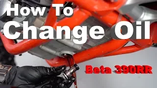 How to Change Oil On The Beta 390 RR Race Edition