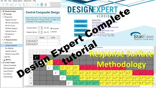 Design expert complete tutorial | RSM | Response surface methodology