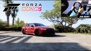 Audi RS7-R ABT | Forza Horizon 5 - Fanatec CSL DD Gameplay