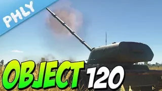 The Russian SPACE GUN - OBJECT 120 DAAA (War Thunder Tanks 1.71 Gameplay)