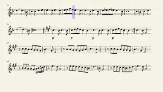 PASSING BY by YIRUMA- VIOLIN SHEET