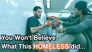 You Won't BELIEVE What This HOMELESS Did... (SOCIAL EXPERIMENT)