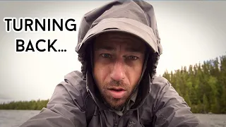 BECOMING WILD IN WABAKIMI - A Solo, 12 Day, 200km Journey Part 3 - TURNING BACK! Moose, Rainstorms.