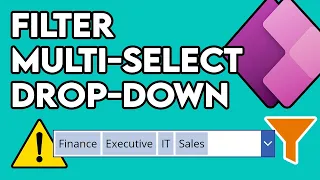 How to filter multiple selection dropdown in Power Apps (Without Delegation Issues!)