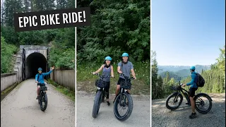 Riding the Route of the Hiawatha in Northern Idaho!