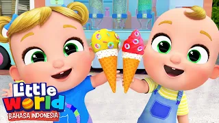 Lezatnya Makan Es Krim | Kartun Anak | Little World Bahasa Indonesia