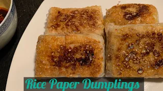 Rice Paper Dumplings|| Dumpling Sauce