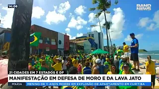 Manifestação em defesa de Moro e da Lava Jato