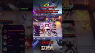 3 STAR LING ASTRO SUPER POWERFULL ULTI! COMANDER THARZ 3 ~ MAGIC CHESS MOBILE LEGENDS #ling