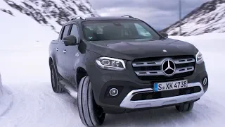 Mercedes-Benz X350d 4MATIC | Rock Grey Metallic | Winter Driving Event Hochgurgl, Austria