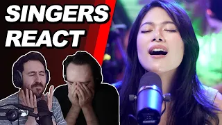 Singers React to Gigi De Lana - FIy Me To The Moon | Reaction