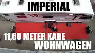 Apartment oder Wohnwagen? KABE Imperial 1000 TDL mit 22qm Wohnraum. über 11 Meter lang. Modell 2023