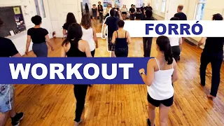 FORRÓ WORKOUT | Practice dance steps from home and exercise | FORRÓ FITNESS