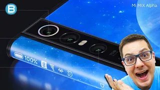 A XIAOMI PERDEU A NOÇÃO! MI MIX ALPHA! TELA pra TODO LADO e CÂMERA de 108MP! SEM LIMITES!