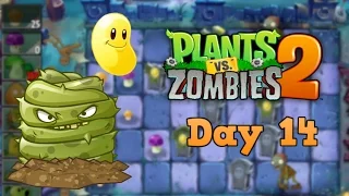 Plants vs Zombies 2 | Dark Ages Night 14 | Walkthrough