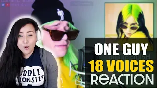 Shandab3ar Reacts: ONE GUY 18 VOICES